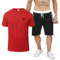 Kout manch T-Shirts ak bout pantalon Summerwear aktif